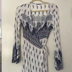 Small Boho Wrap Dress